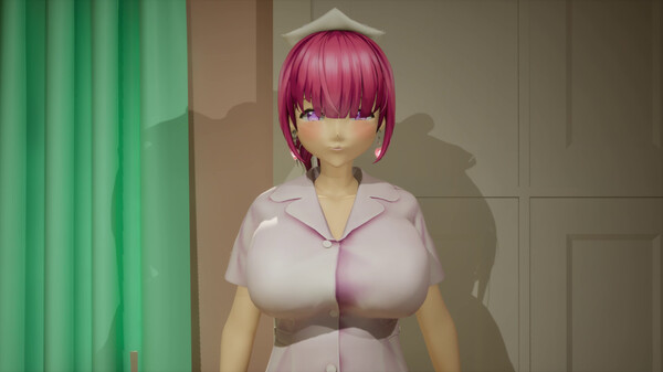 性欲处理专门病房的爆乳护士露娜酱的射精治疗!～3D游戏动画～ 截图 3
